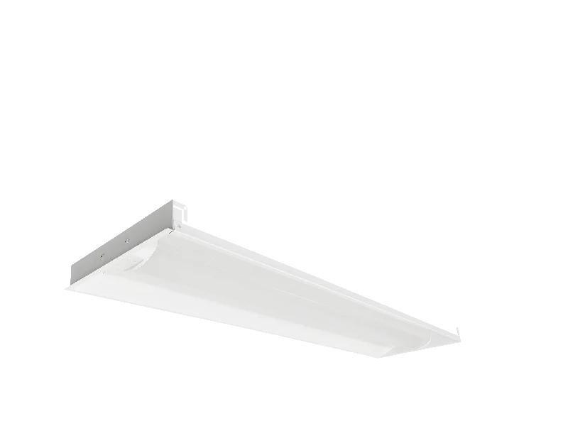 1x4 Volumetric Troffer, 4900 Lumen Max, Wattage and CCT Selectable, Dimmable, 120-347V