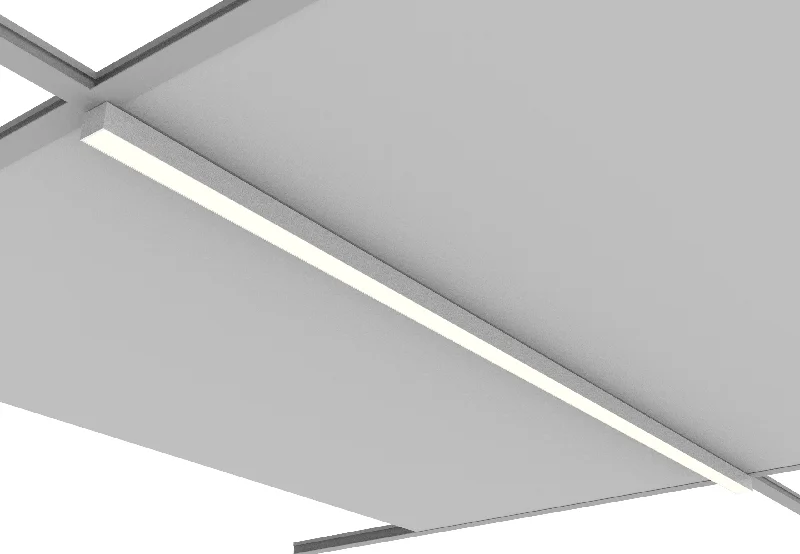 2FT T-Grid LED Linear Light, 1150 Lumen Max, Wattage and CCT Selectable, 120-277V