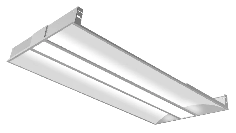 2x4 Premium Indirect LED Troffer, 5500 Lumen Max, Wattage and CCT Selectable, Dimming, 120-277V