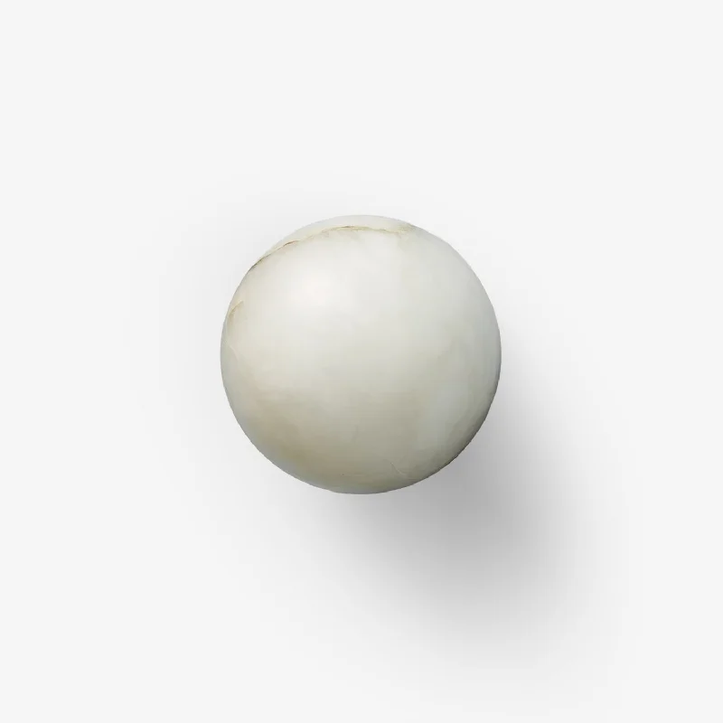 Alabaster Mini Orb Wall Lamp