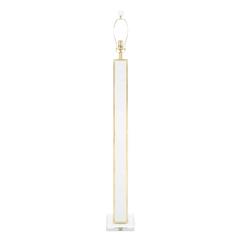 65" Blair Floor Lamp - White and Gold