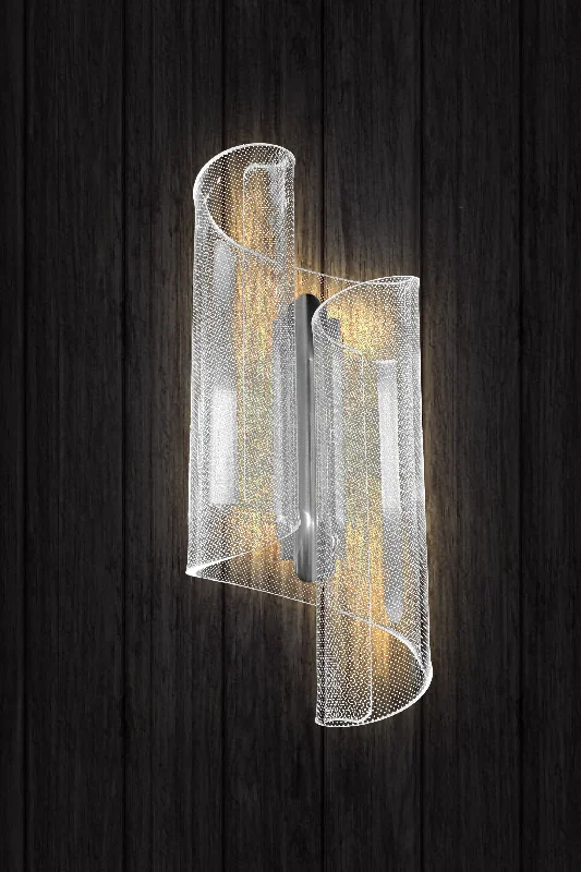 LED Wall Lamp Modern Chrome Sconces