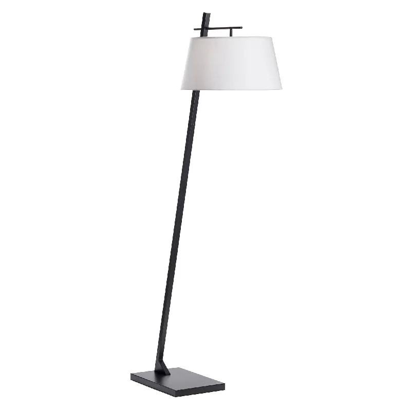 Crestview Collection CVAER1701 Bronson Black Metal Floor Lamp