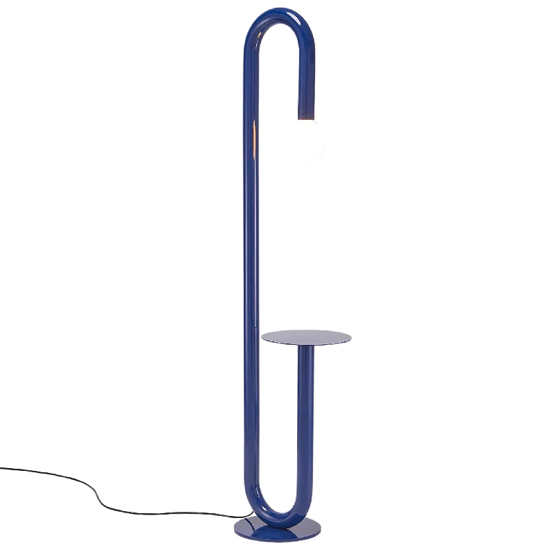 Curva Floor Lamp in Bright Blue