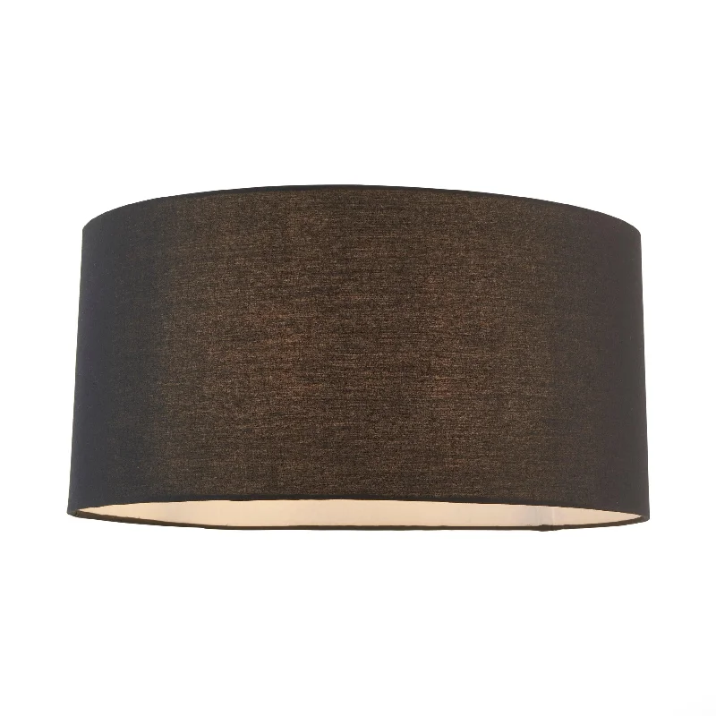 Endon Cylinder Black Cotton Lamp Shade