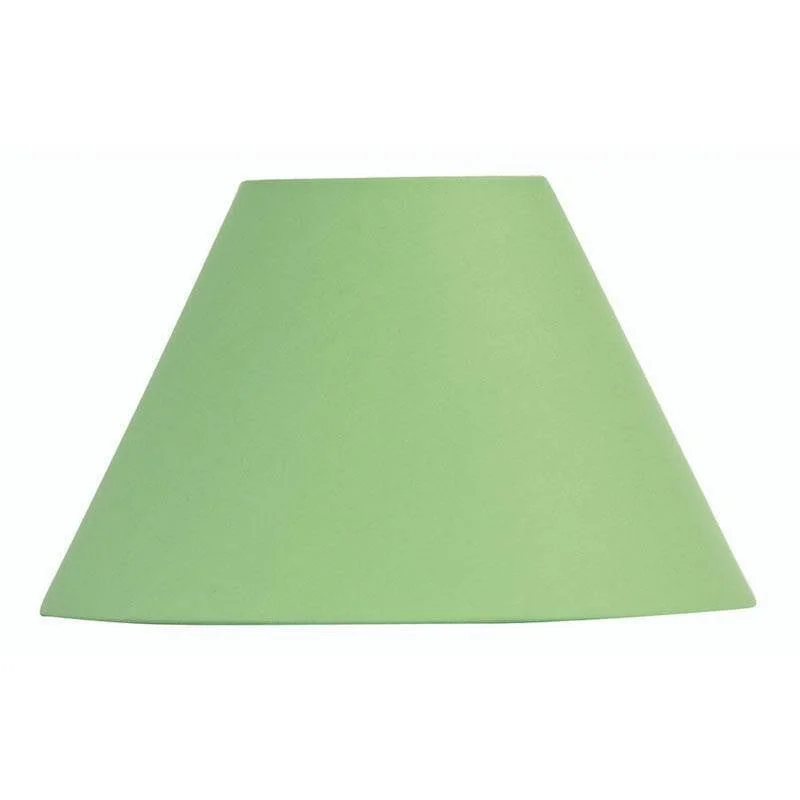 Oaks Lighting 16" Cotton Coolies Green Lamp Shade