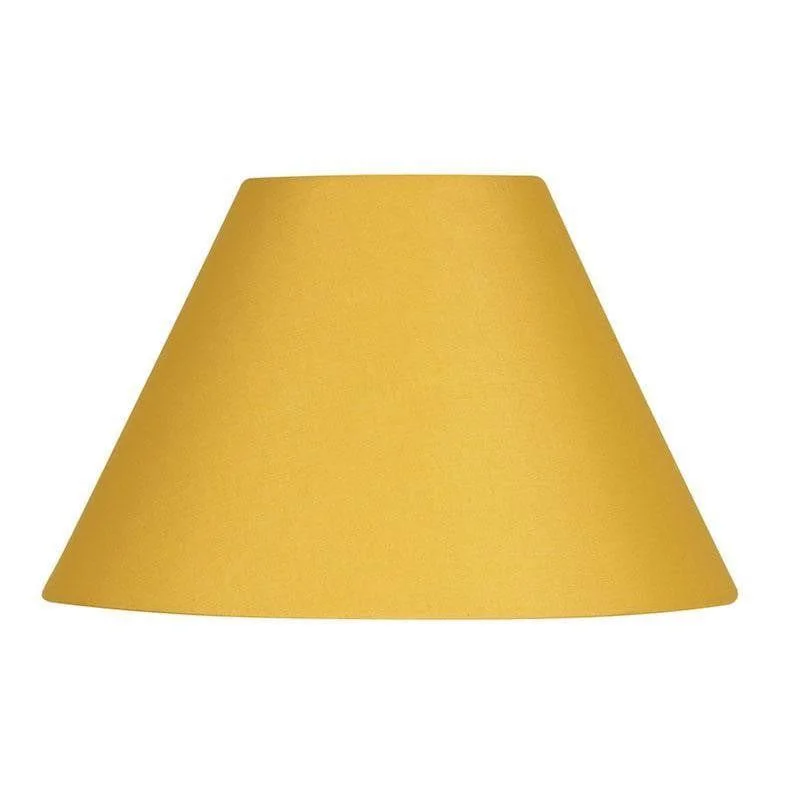 Oaks Lighting 20" Cotton Coolies Mustard Lamp Shade