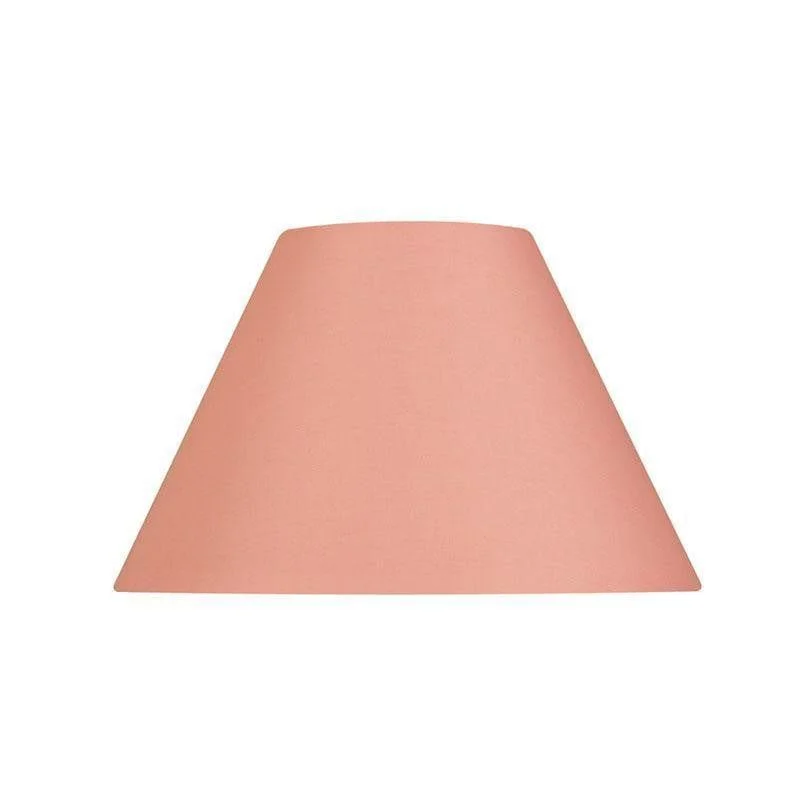 Oaks Lighting 16" Cotton Coolies Pale Pink Lamp Shade