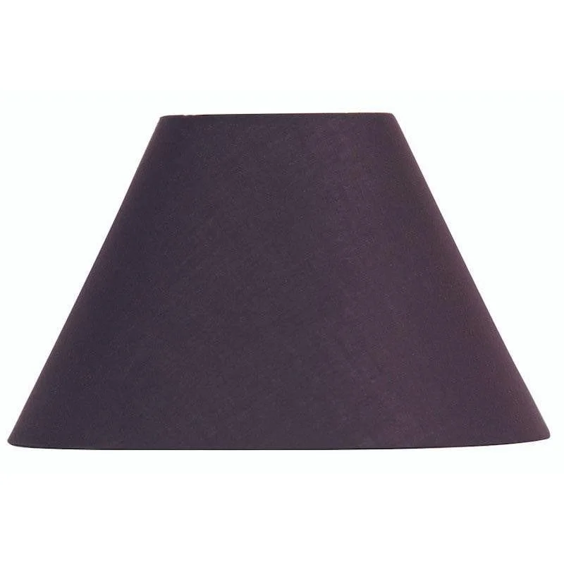 Oaks Lighting 16" Cotton Coolies Plum Lamp Shade