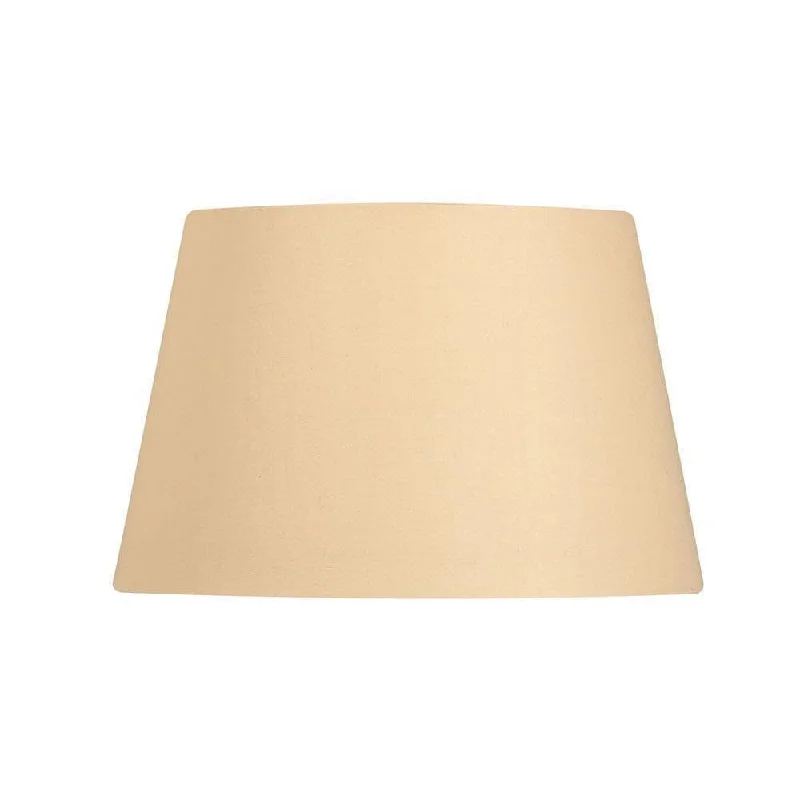 Oaks Lighting 16" Cotton Drum Beige Lamp Shade