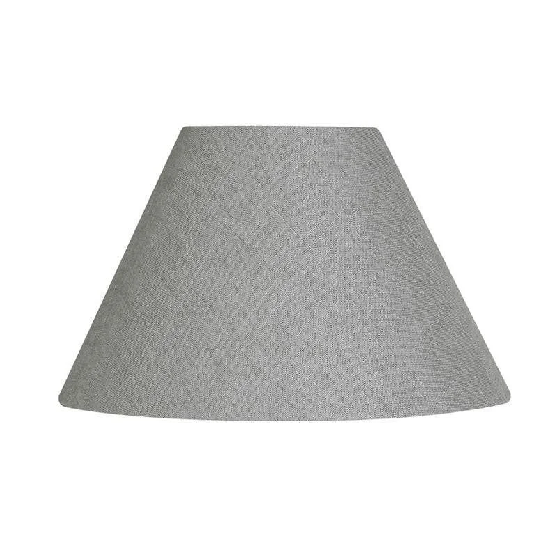 Oaks Lighting 16" Linen Coolies Earl Grey Lamp Shade