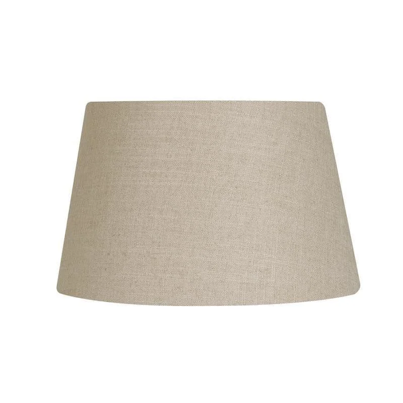 Oaks Lighting 16" Linen Drum Bracken Lamp Shade