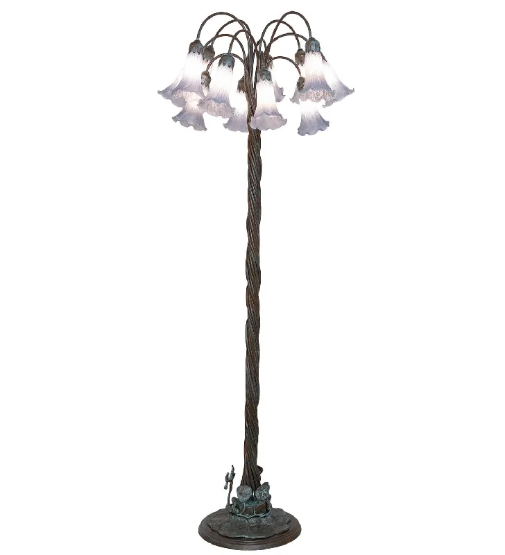 Gray 12 Light Floor Lamp