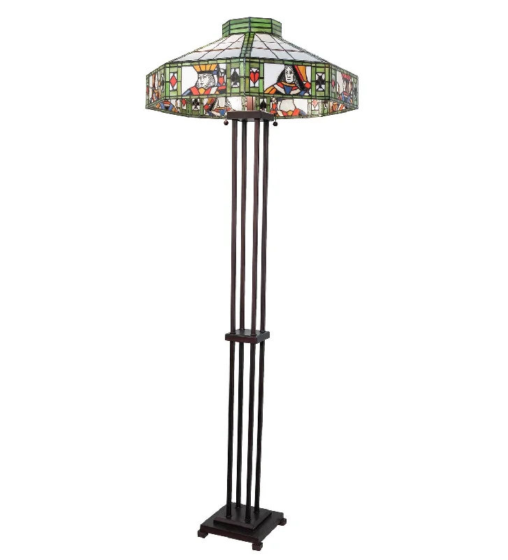 Poker Face Two Light Floor Lamp