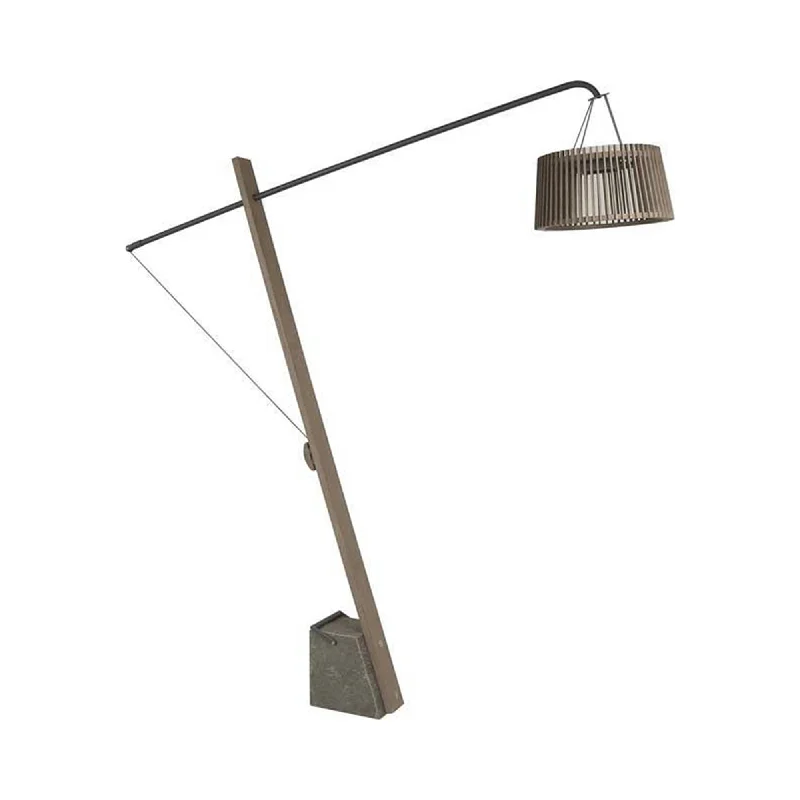 Pendulum Outdoor Solar LED Floor Lamp