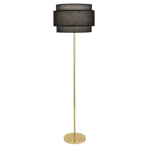 Robert Abbey Decker Black Floor Lamp