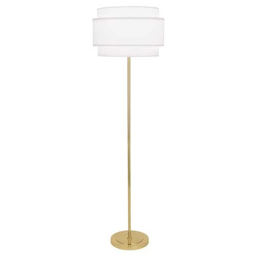 Robert Abbey Decker White Floor Lamp