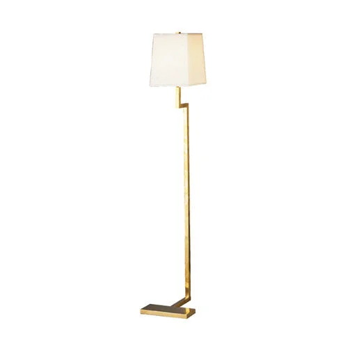 Robert Abbey Doughnut Brass C-Form Floor Lamp