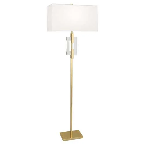 Robert Abbey Lincoln Brass Floor Lamp