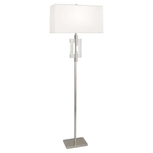 Robert Abbey Lincoln Nickel Floor Lamp