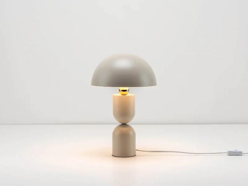 Sand mushroom dome table lamp