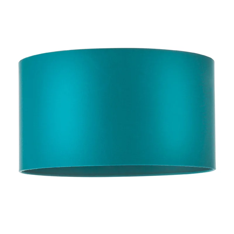 Teal Satin Fabric Shade - 38cm