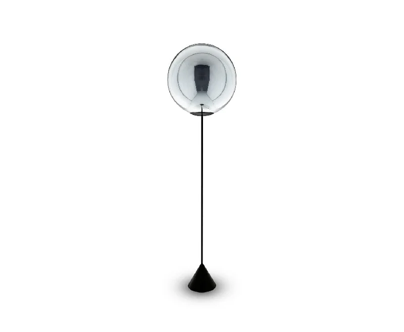 Tom Dixon Globe Cone Slim Floor Lamp Chrome