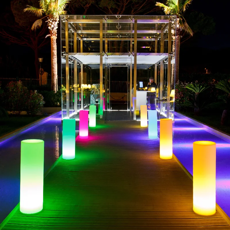 Tower Outdoor Bluetooth LED Floor Lamp