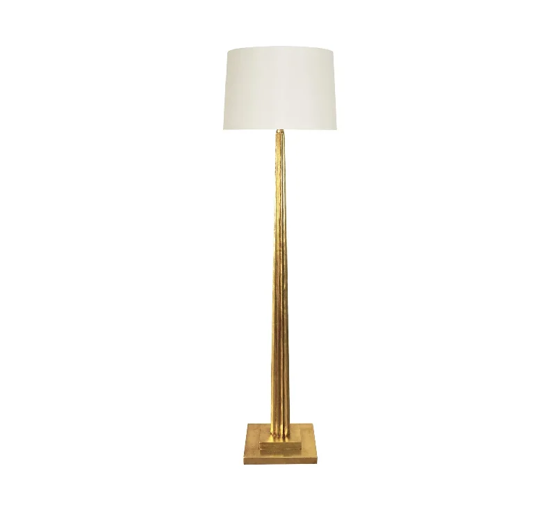 Worlds Away Capone Gold Leaf Floor Lamp