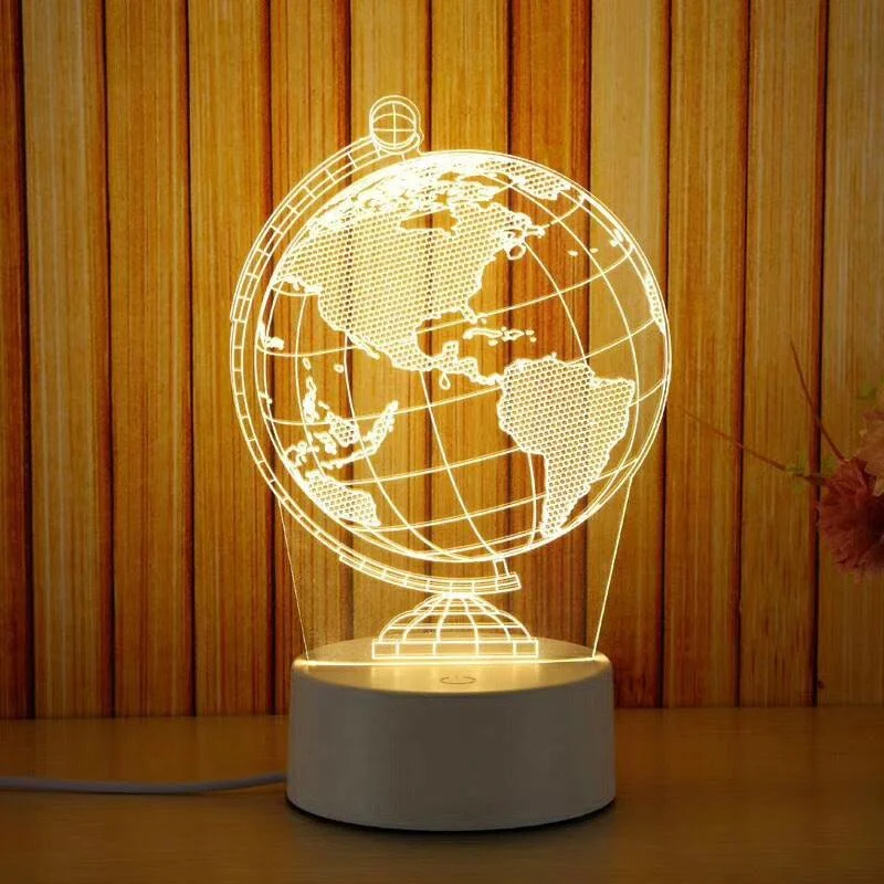 Whimsical 3D LED Night Lights Collection - Moon instrument