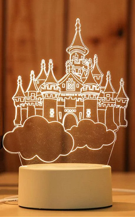 Whimsical 3D LED Night Lights Collection - Sky City